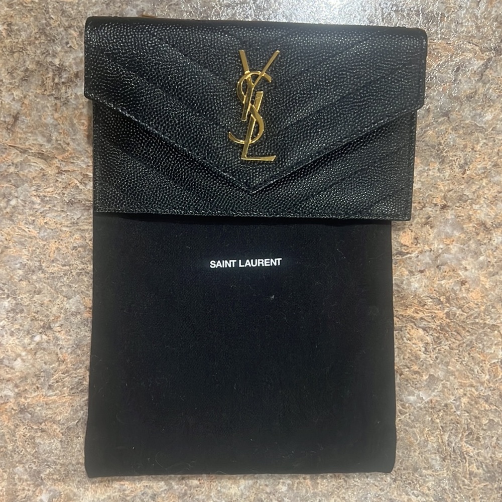 Cassandre Saint Laurent flap card case